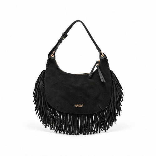 Велурена дамска чанта с ресни Valentino cr. 7089А