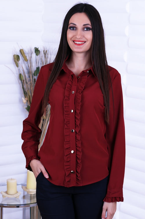 Cămașă damă elegantă cu jabou