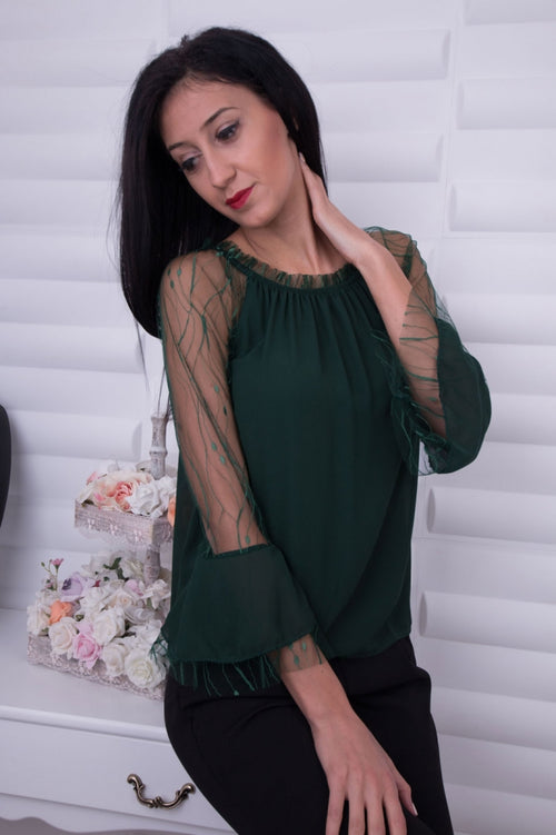 Ефектна дамска блуза 7730