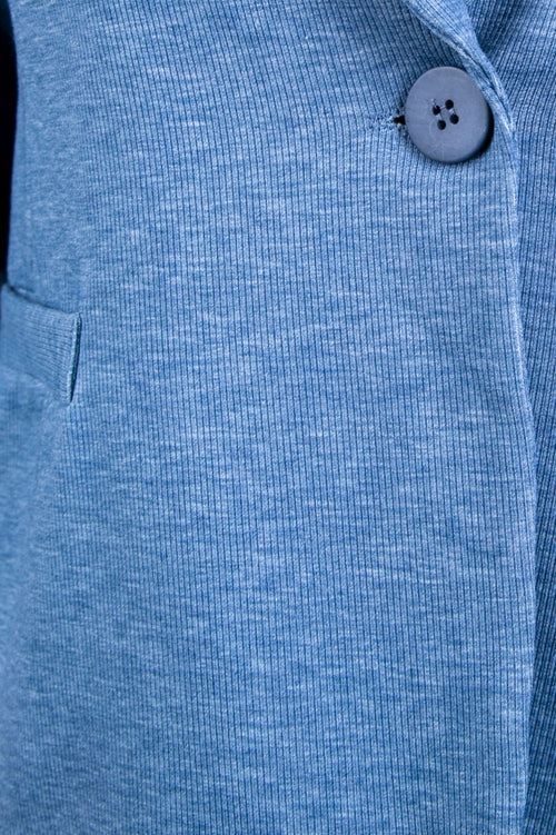Sacou de damă din denim și bumbac