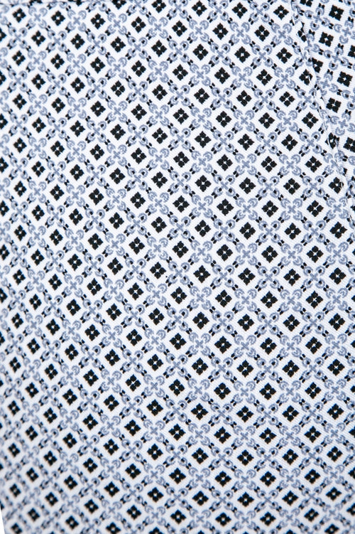 Pantaloni elastici de damă cu romburi
