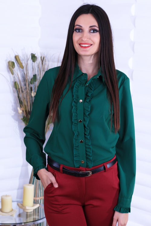 Cămașă damă elegantă cu jabou